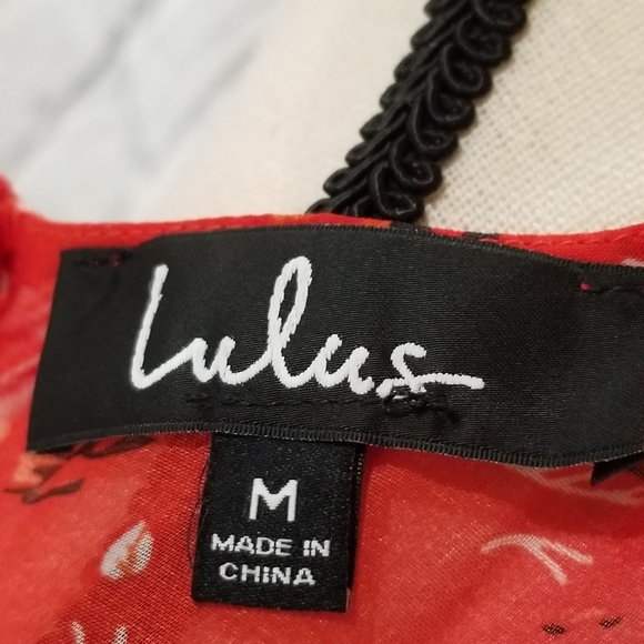 Lulus Red Ruffled Dress - Picture 2 of 10